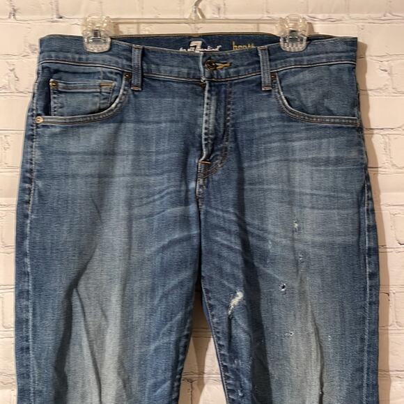 7FAM Brett destroyed bootcut jeans - Picture 2 of 6